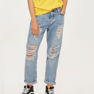 TOPSHOP | Hayden distressed boyfriend jeans size 25